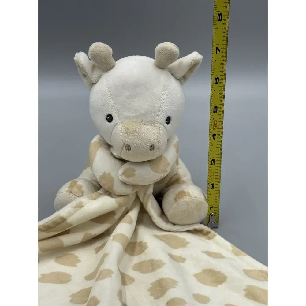Bon Bebe Giraffe Lovey Plush Holding Baby Security Blanket